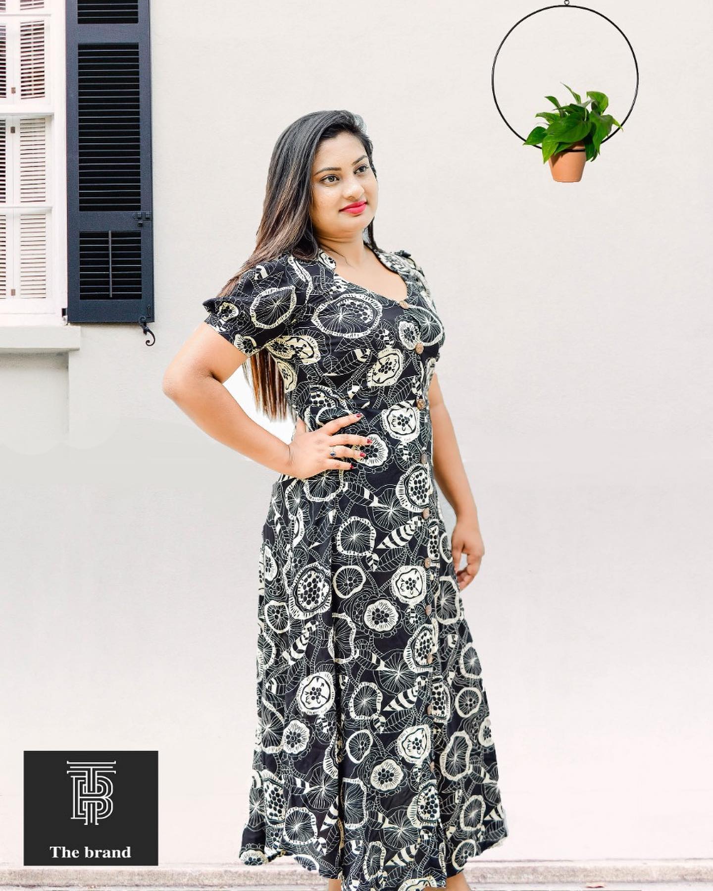 A line outlet long frock designs