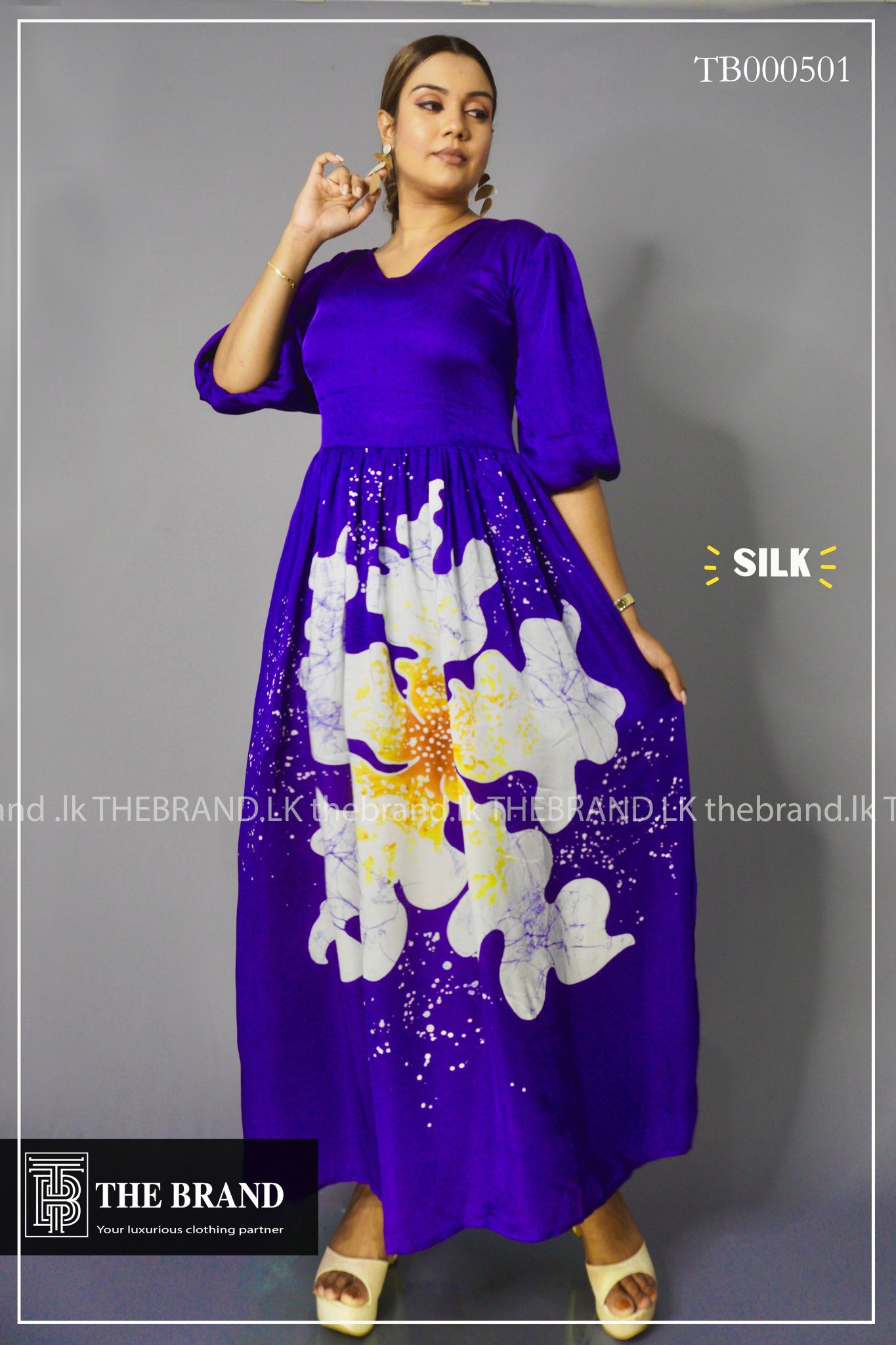 Silk batik dress sri lanka