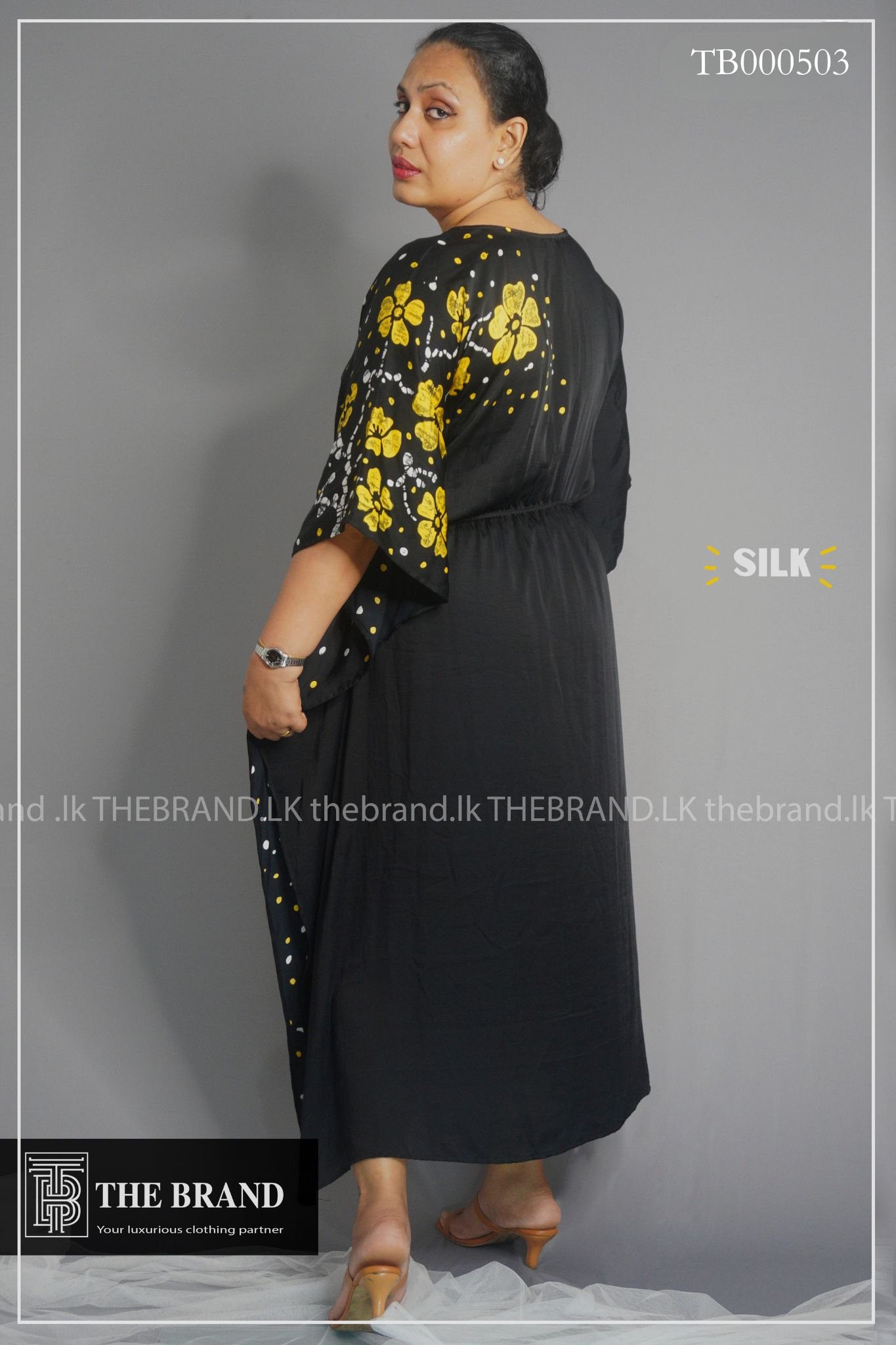 Sri lankan silk batik dress
